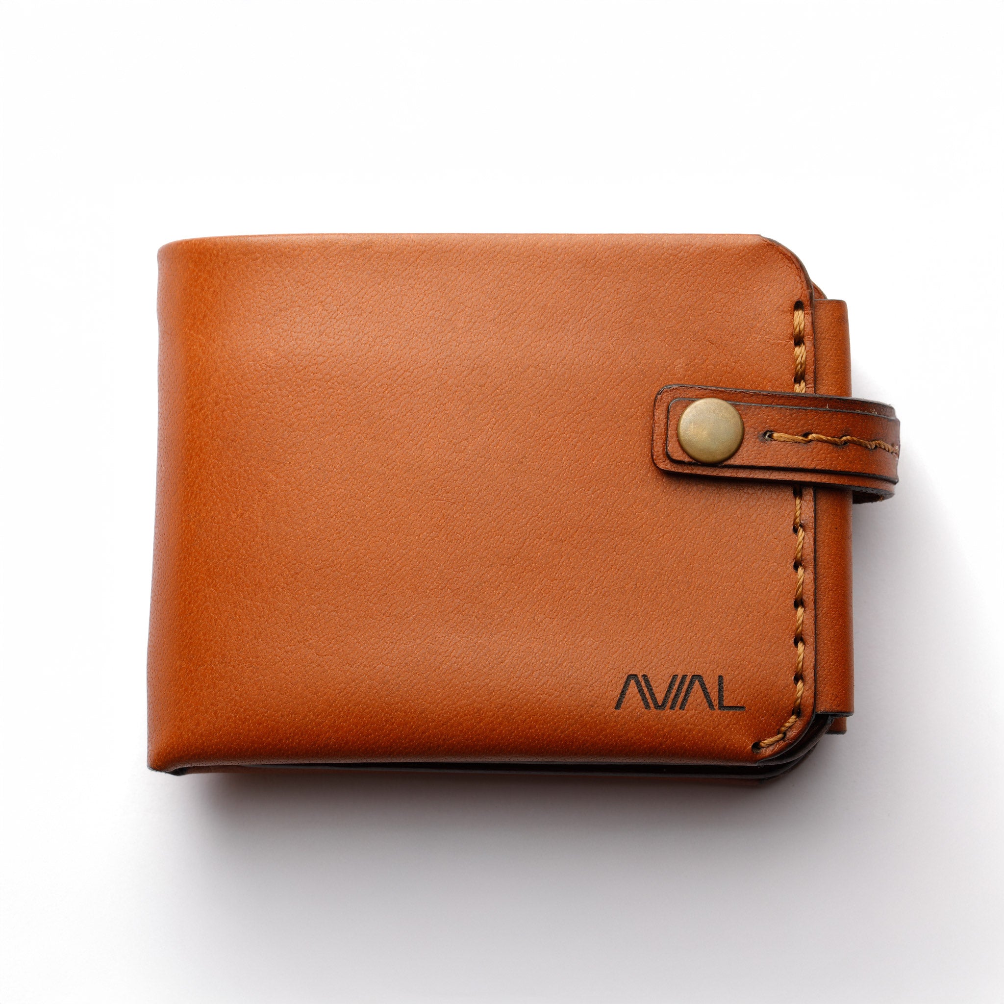 The Monarch 10-Slot Traveler, premium trifold leather wallet, full-grain leather, classic tanned finish