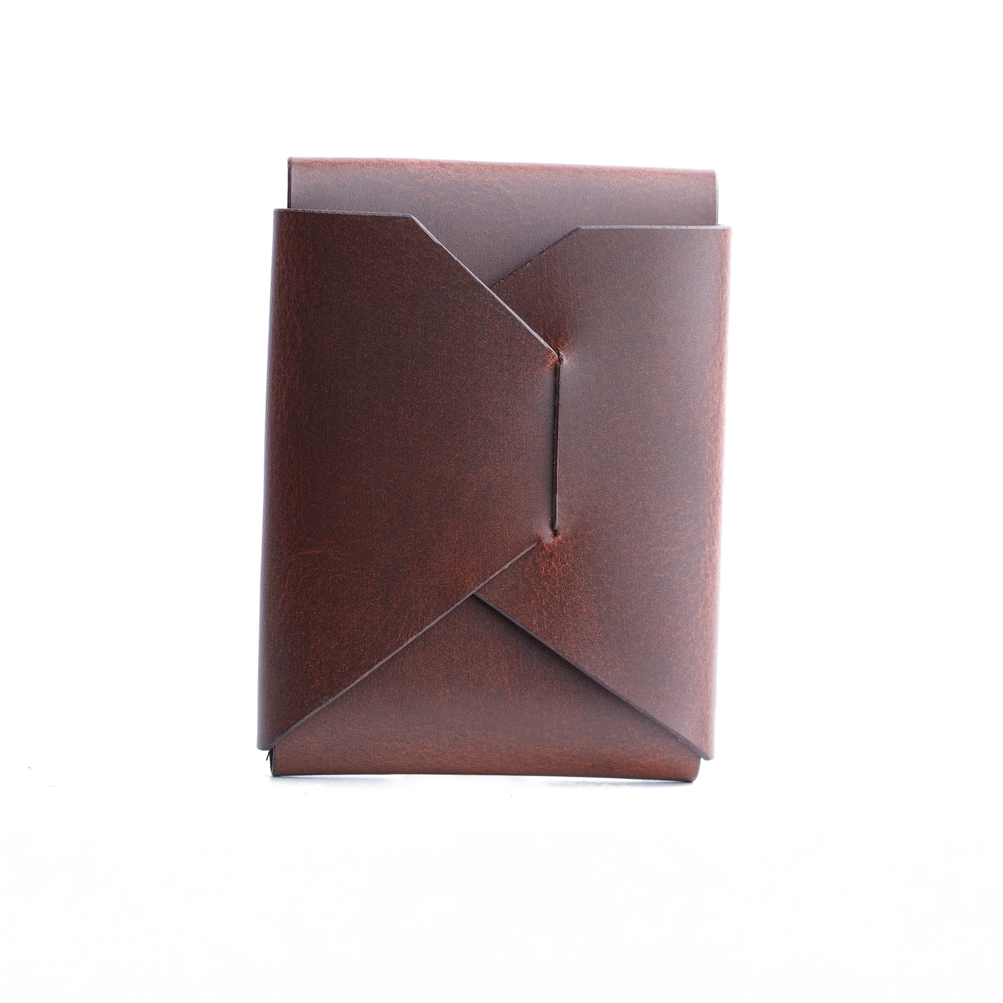 brown leather card holder, men's leather card holder, luxury leather goods

