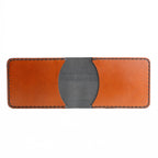 tan vs black leather bifold, executive style wallet, modular card holder, signature style luxury statement