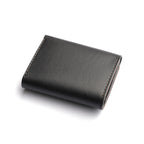 back side of e Lockfold 1.0 Trifold Wallet, showcasing the black