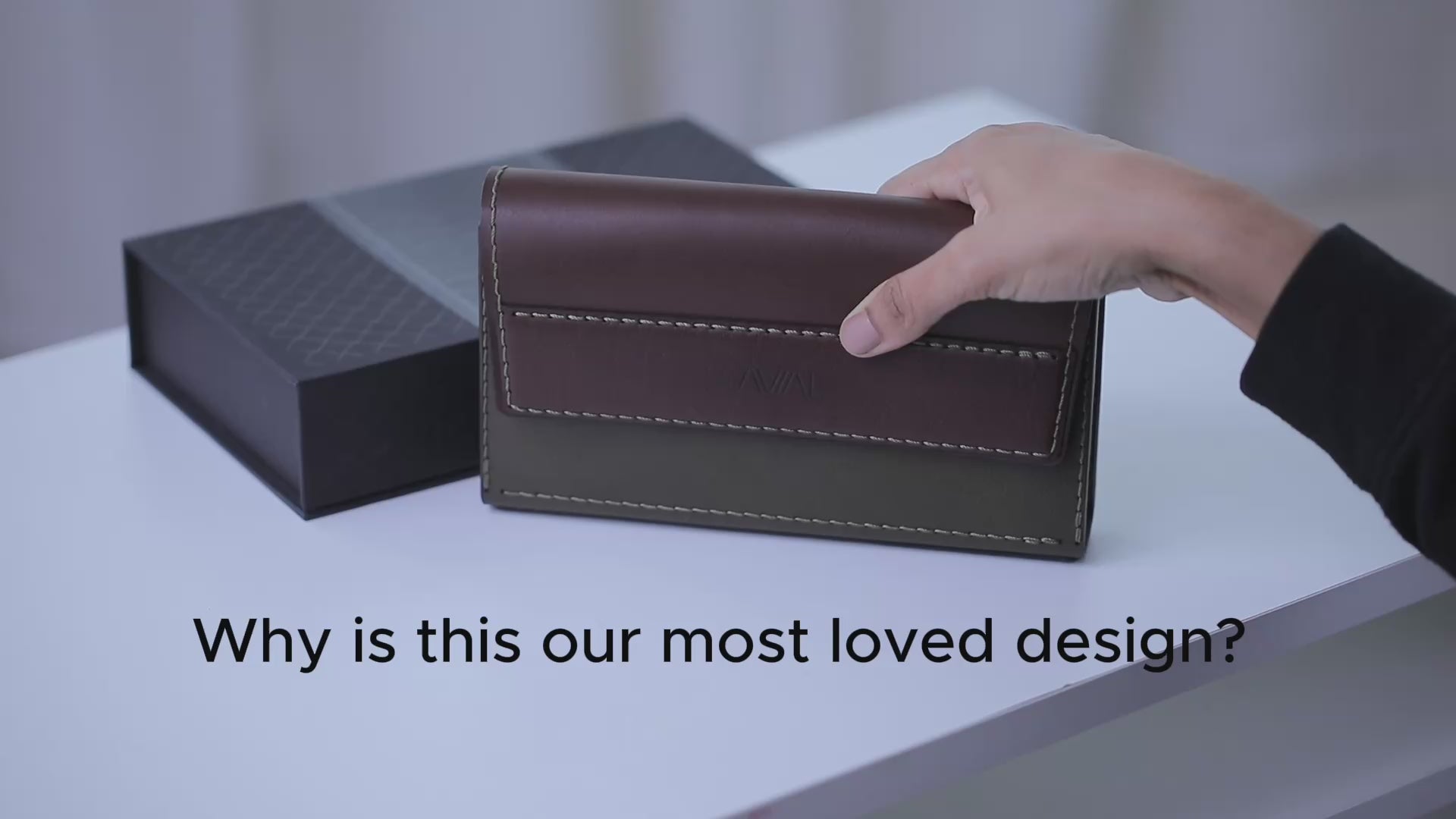 Handcrafted Aura Clutch in pinksole dual-tone premium leather featuring 8 card slots and a secure zipper compartment. A versatile unisex daily organizer and travel wallet by Avial Studio.
